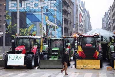 As the rumble of tractor protests grows, the EU offers more environmental concessions to farmers
