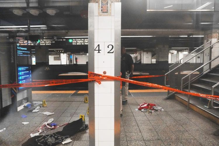 Stabbings on New York subway leaves 3 hurt as officers shoot knife-wielding man