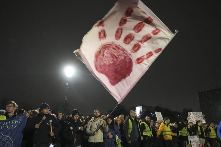 Serbia's striking students and populist president to hold parallel rallies as tensions spike