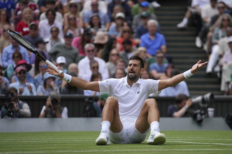 Wimbledon: Novak Djokovic overcomes a poor start to beat Alex de Minaur and reach the quarterfinals