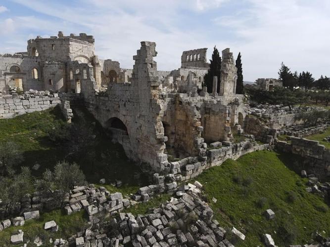 Restoration lags for Syria's famed Roman ruins at Palmyra and other war-battered historic sites