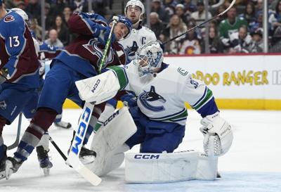 Called up from minors, Tufte scores go-ahead goal to help Avalanche beat Canucks 5-2