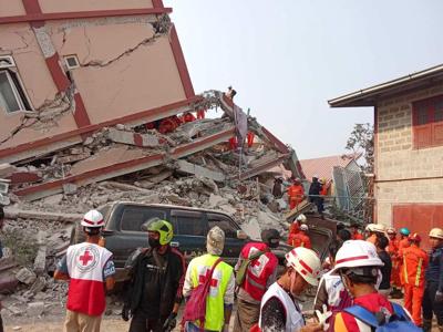 'Still very dire': ɫtv Red Cross is fundraising following Myanmar earthquake