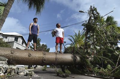 Tropical Storm Andrea forming over the Atlantic, but is not expected to pose a threat