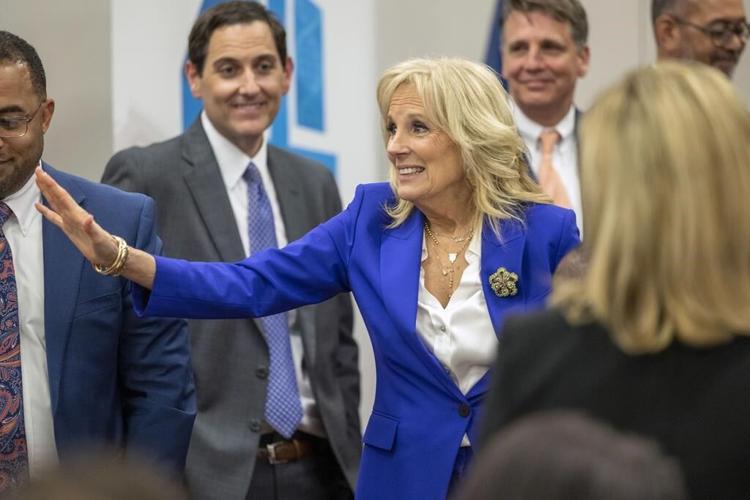 Jill Biden promotes cancer research in New Orleans