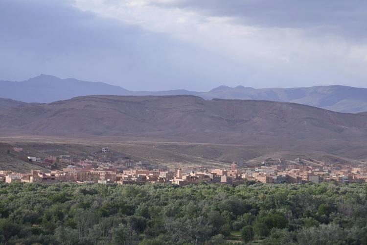 The desert blooms, roses perfume the air and a Moroccan town comes to life