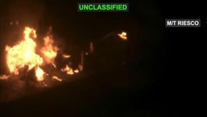 CENTCOM releases video showing latest series of US strikes targeting five Iranian crude oil tankers