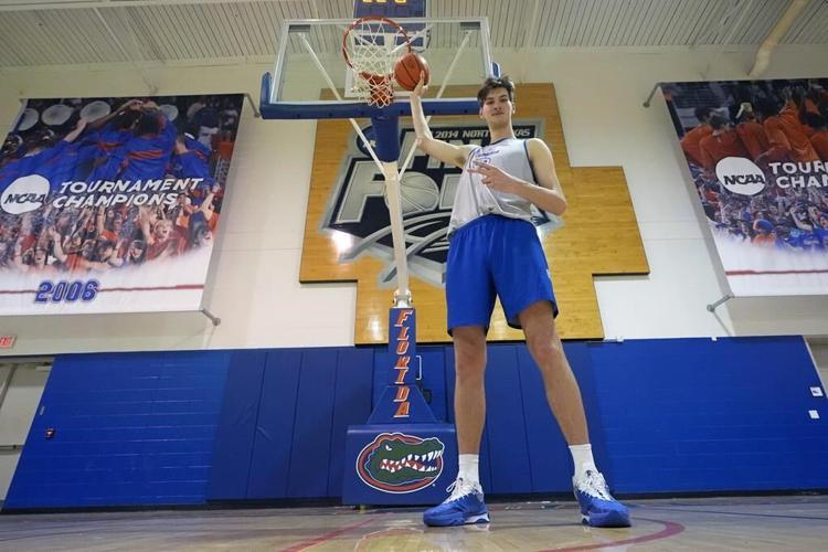 The world's tallest teenager, 7-foot-9 Olivier Rioux, plans to redshirt at Florida this season