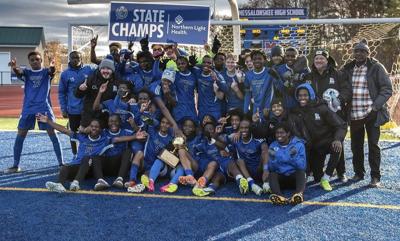 Vowing to “do it for the city,” Lewiston soccer team wins state title weeks after mass shooting