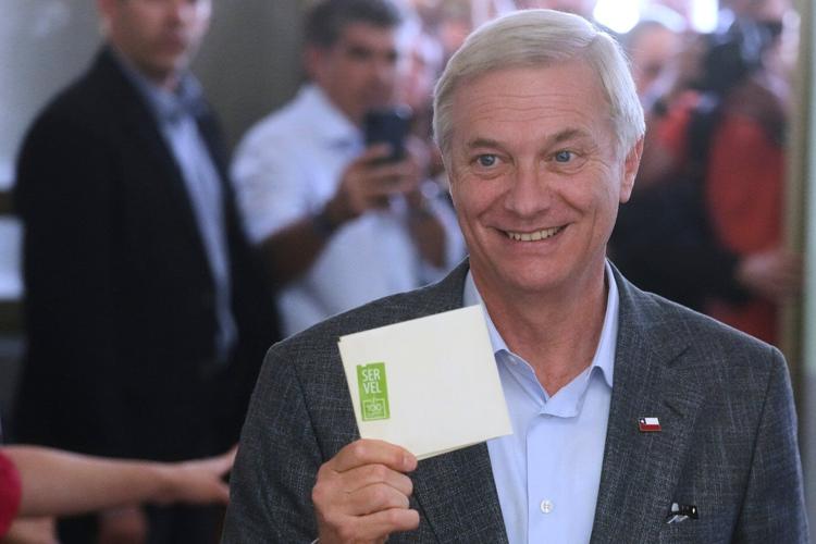 Photos from Chile's general elections