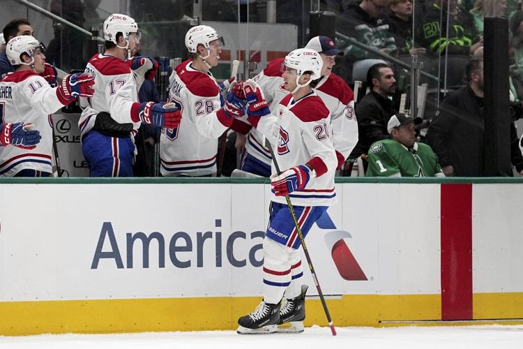 Newhook, Dobes propel surging Montreal Canadiens to 3-1 win over Dallas Stars