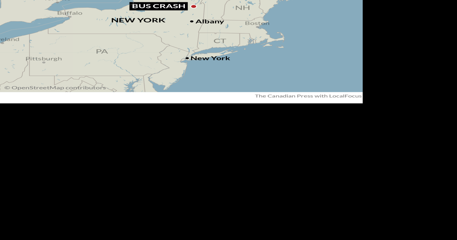 Bus rollover crash on upstate New York highway leaves 1 dead and a ...