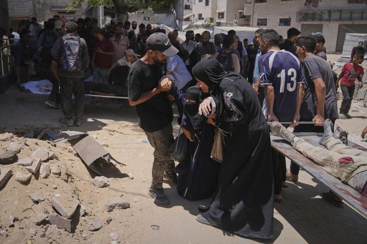 Photos show Gaza's deadliest day for Palestinians looking for food after more than 80 are killed
