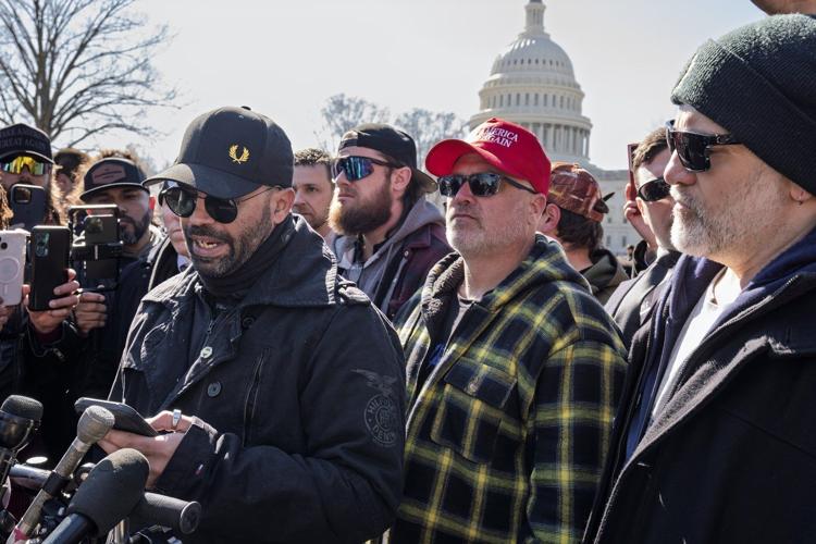 Ex-Proud Boys leader Enrique Tarrio arrested near Capitol on assault charge after press conference