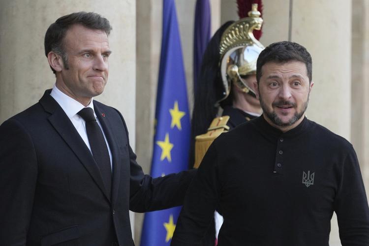 Macron says a proposed European force for Ukraine could 'respond' if attacked by Russia.
