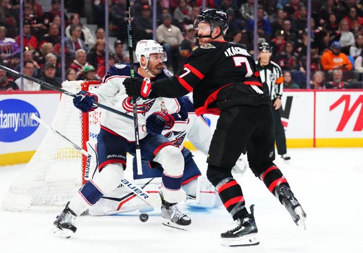 Sanderson scores winner as playoff-seeking Senators edge Blue Jackets 3-2