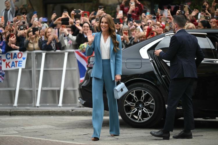 Princess Catherine arrives in Italy on first solo trip abroad after cancer goes into remission