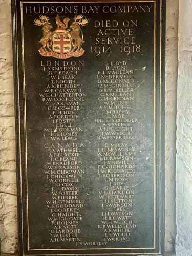 Hudson's Bay finds new homes for war memorials, lawyer looks to relocate U.K. plaques