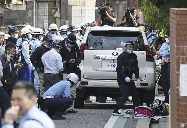 Car ramming in Japan injures 7 schoolchildren and suspect is arrested on the scene