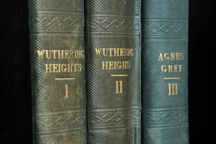 A rare first edition of 'Wuthering Heights' complete with spelling mistakes is up for auction