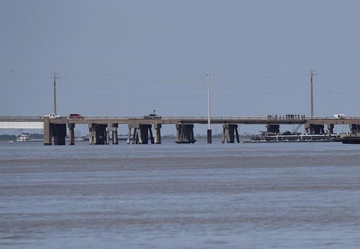 Barge hits a bridge in Galveston, Texas, damaging the structure and causing an oil spill