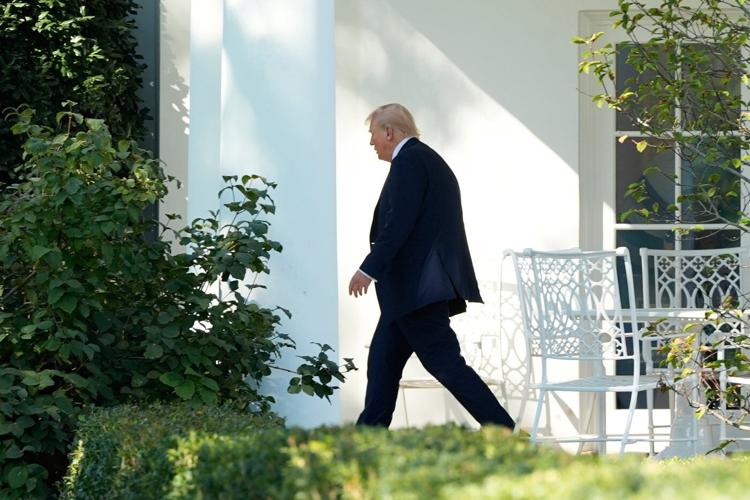 President Donald Trump visits Walter Reed for a 'semiannual physical'
