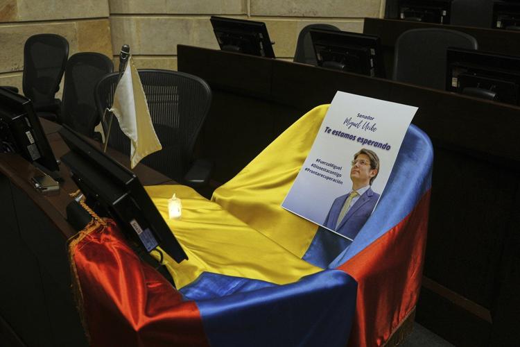 Colombian Sen. Miguel Uribe dies 2 months after being shot during a rally