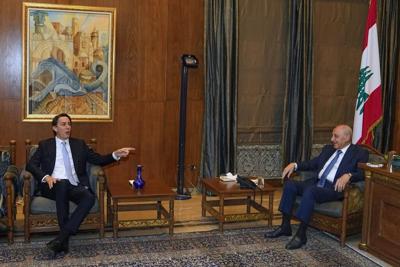 Strikes along Israel-Lebanon border kill 4 people as US envoy visits Beirut to press a cease-fire