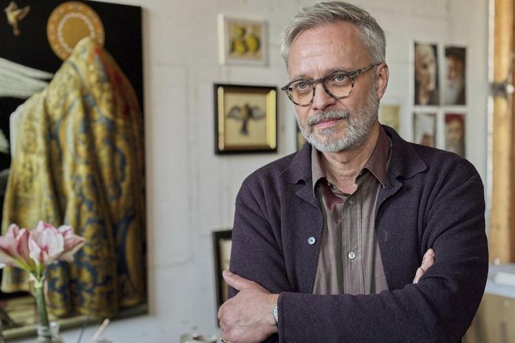 Church altar featuring homeless man goes on display a stone's throw from his grave at the Vatican