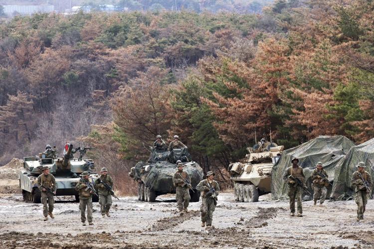 South Korea and the US will begin annual military drills next week