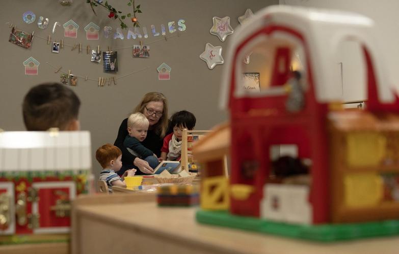 Intergenerational daycare aiming to strengthen bonds between kids and 'grandfriends'
