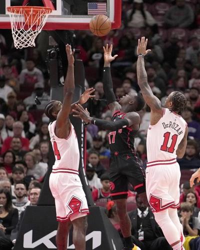 Caruso nails 3 in overtime to give the Bulls a wild 104-103 win over Raptors
