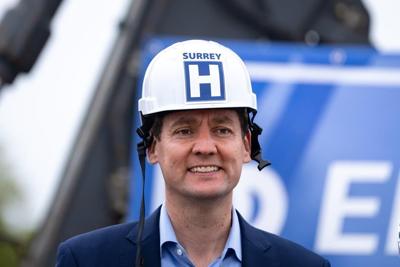 B.C. premier breaks ground on second hospital, cancer centre at cost of $2.88 billion