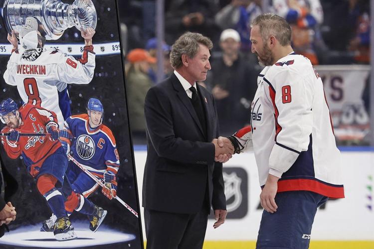 Alex Ovechkin breaks Wayne Gretzky's NHL career goals record by scoring his 895th