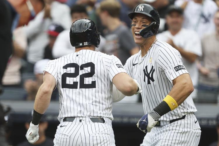 Judge makes diving catch as Yankees win 4-3, close within 2 games of AL East-leading Blue Jays