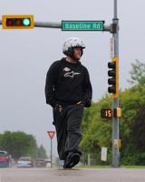 Police in Alberta say dancing isn't the issue in debate over roadside entertainer