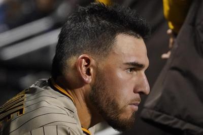 Umps check Padres pitcher Musgrove's ears for sticky stuff