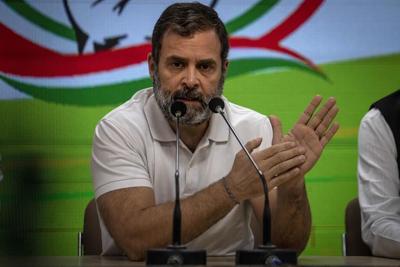 India's Rahul Gandhi accuses PM Modi of favoring Adani Group