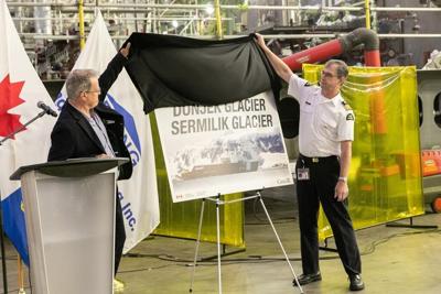 Two ɫtv Coast Guard Arctic patrol ships named after northern glaciers
