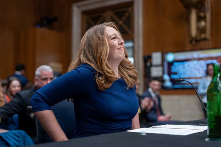 Casey Means faces the Senate health committee in a confirmation hearing to be US surgeon general