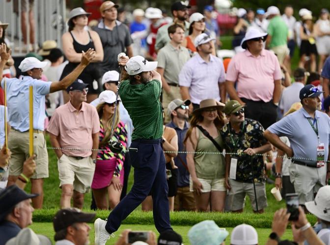 Harrington's chip-in on 18 leaves him tied (again) with Hensby, Cink at US Senior Open