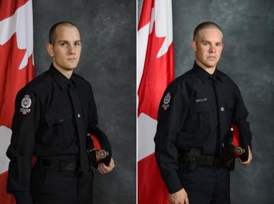 Man charged with manslaughter in officers' deaths being used a scapegoat: defence