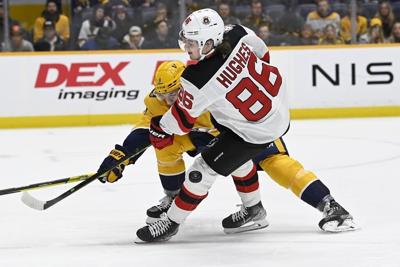 Hughes, Pastrnak, Dunn honoured as NHL's three stars for January