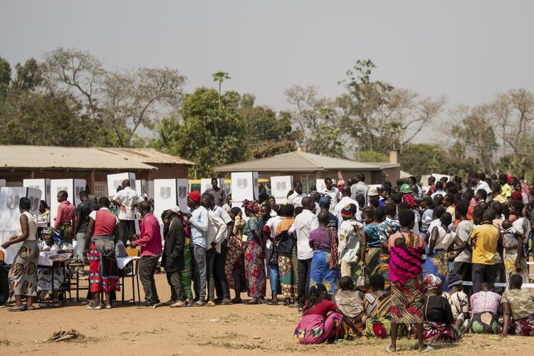 Parties of both main candidates claim Malawi election victory but results not yet announced