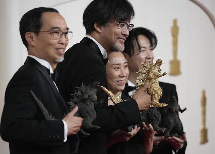 The monster wins one at last as 'Godzilla Minus One' nabs the Oscar for visual effects