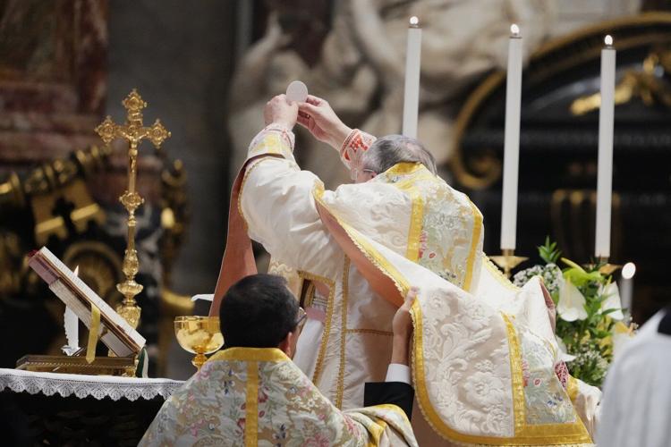 American cardinal celebrates old Latin Mass in St. Peter's in a sign of change