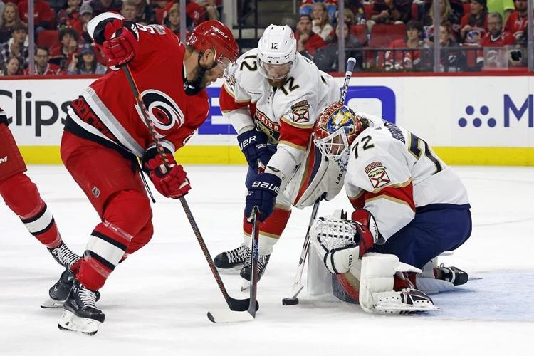 Tkachuk scores another OT winner, lifts Panthers to 2-0 series lead over Hurricanes