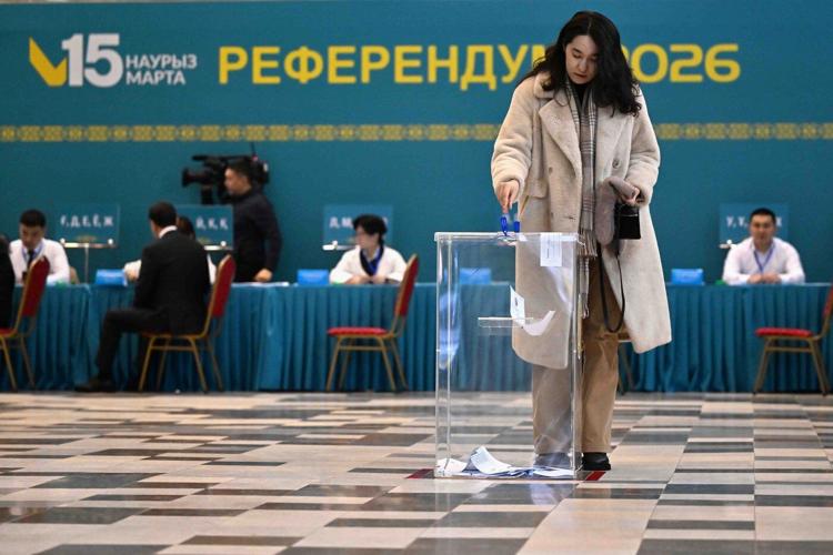 Kazakhstanis vote in referendum on new constitution that could keep the president in power