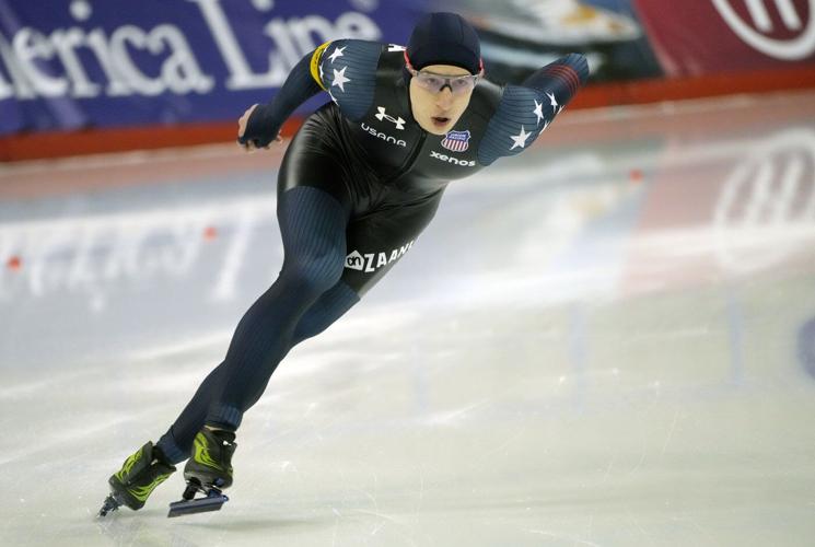 Stolz victorious again, Ghiotto sets world record in World Cup speedskating