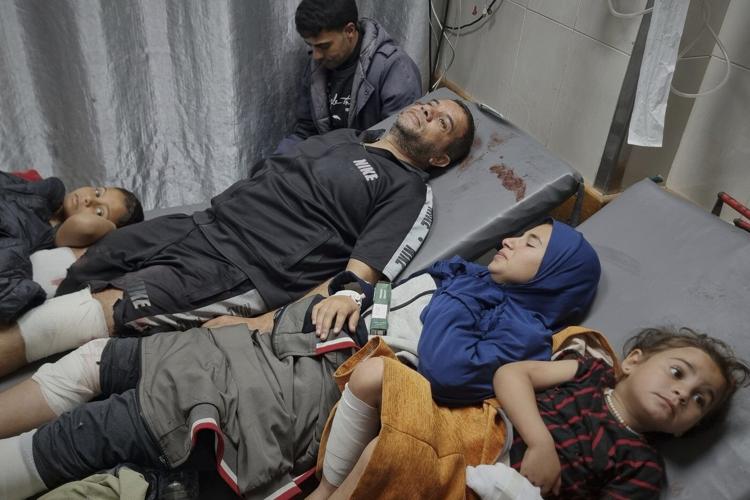 As Israeli bombs fell, wounded children overwhelmed this Gaza hospital. Dozens died